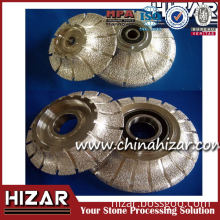 China Vacuum Brazed diamond grinding wheels,Profile Wheels for marble and granite